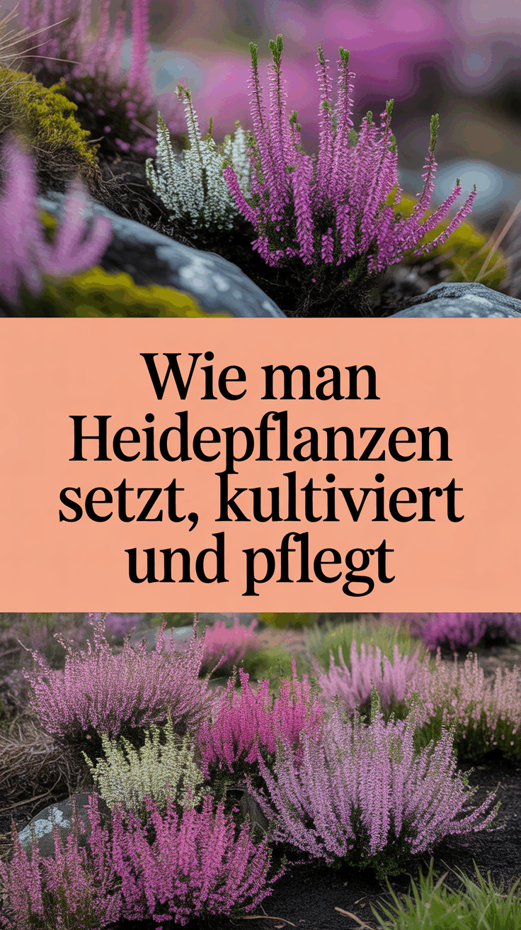 Wie man Heidepflanzen setzt, kultiviert und pflegt