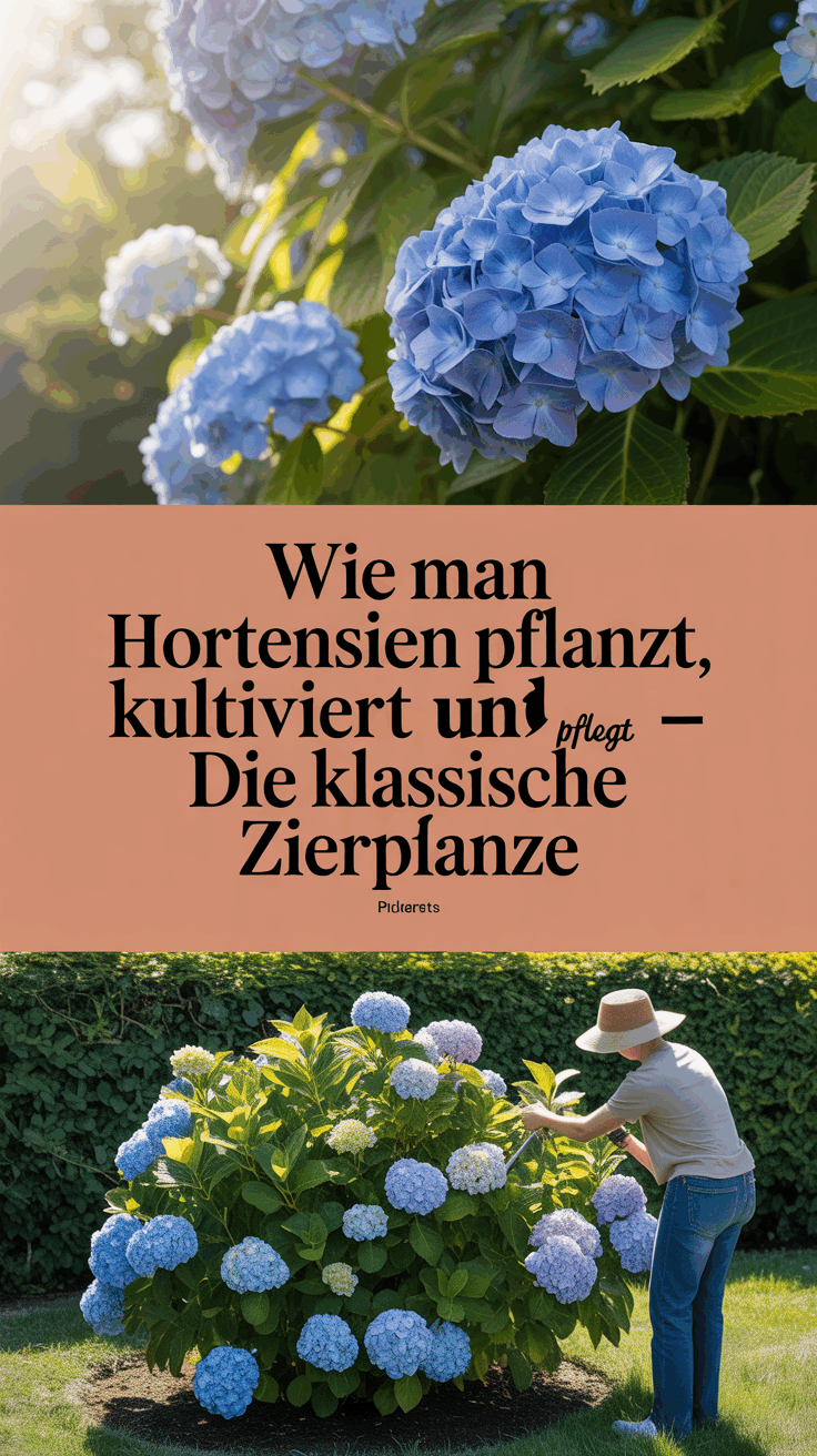 Wie man Hortensien pflanzt, kultiviert und pflegt – die klassische Zierpflanze