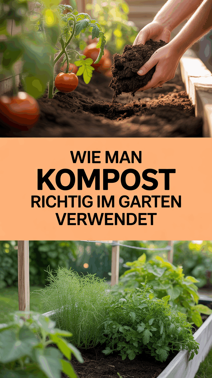 Wie man Kompost richtig im Garten verwendet