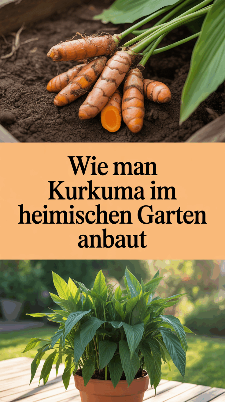 Wie man Kurkuma im heimischen Garten anbaut