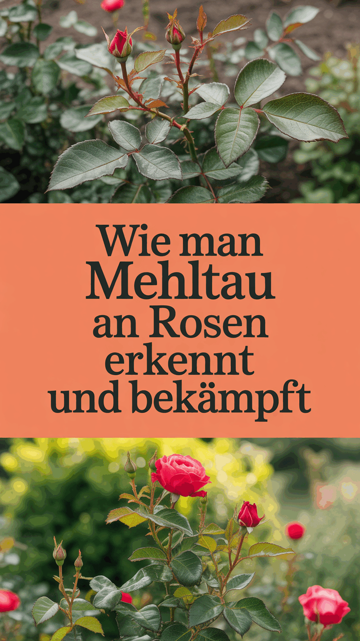 Wie man Mehltau an Rosen erkennt und bekämpft