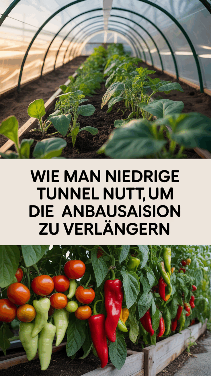 Wie man Niedrige Tunnel nutzt, um die Anbausaison zu verlängern