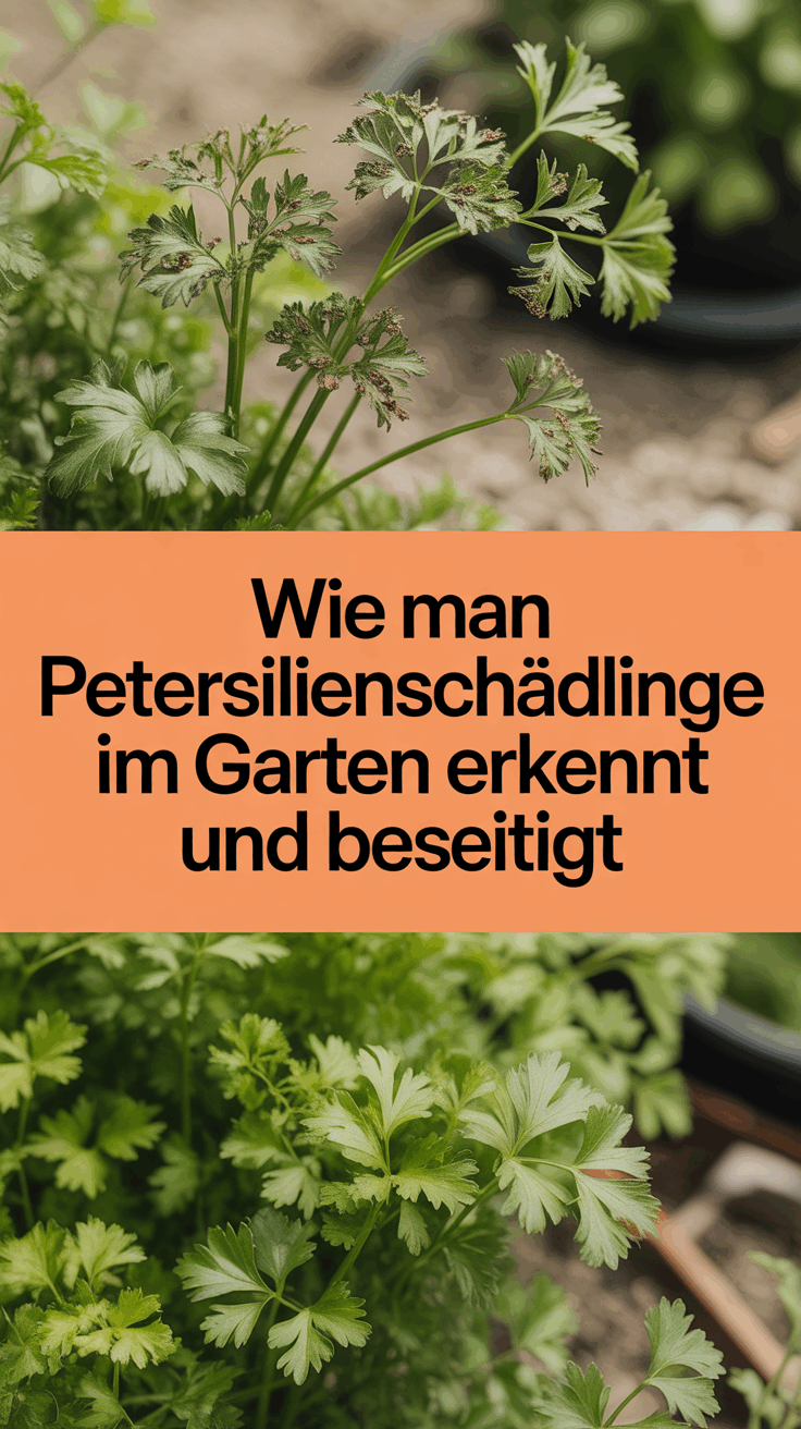 Wie man Petersilienschädlinge im Garten erkennt und beseitigt