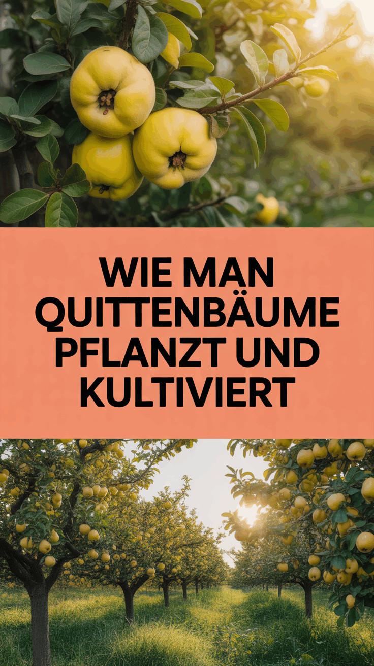 Wie man Quittenbäume pflanzt und kultiviert