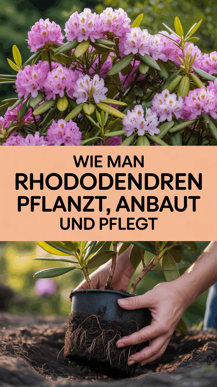 Wie man Rhododendren pflanzt, anbaut und pflegt