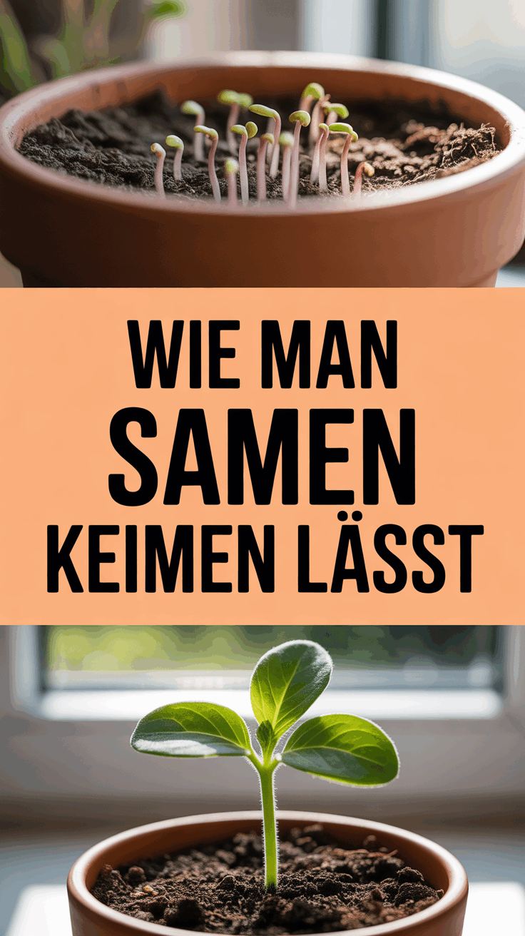 Wie man Samen keimen lässt
