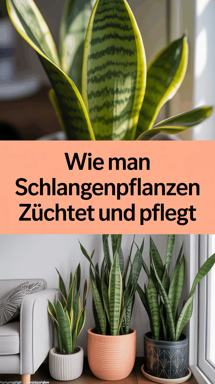 Wie man Schlangenpflanzen züchtet und pflegt