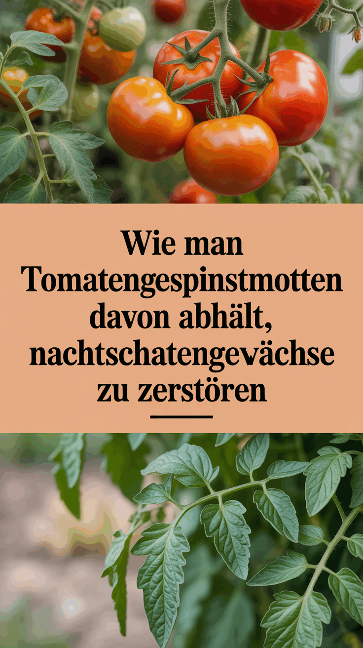 Wie man Tomatengespinstmotten davon abhält, Nachtschattengewächse zu zerstören