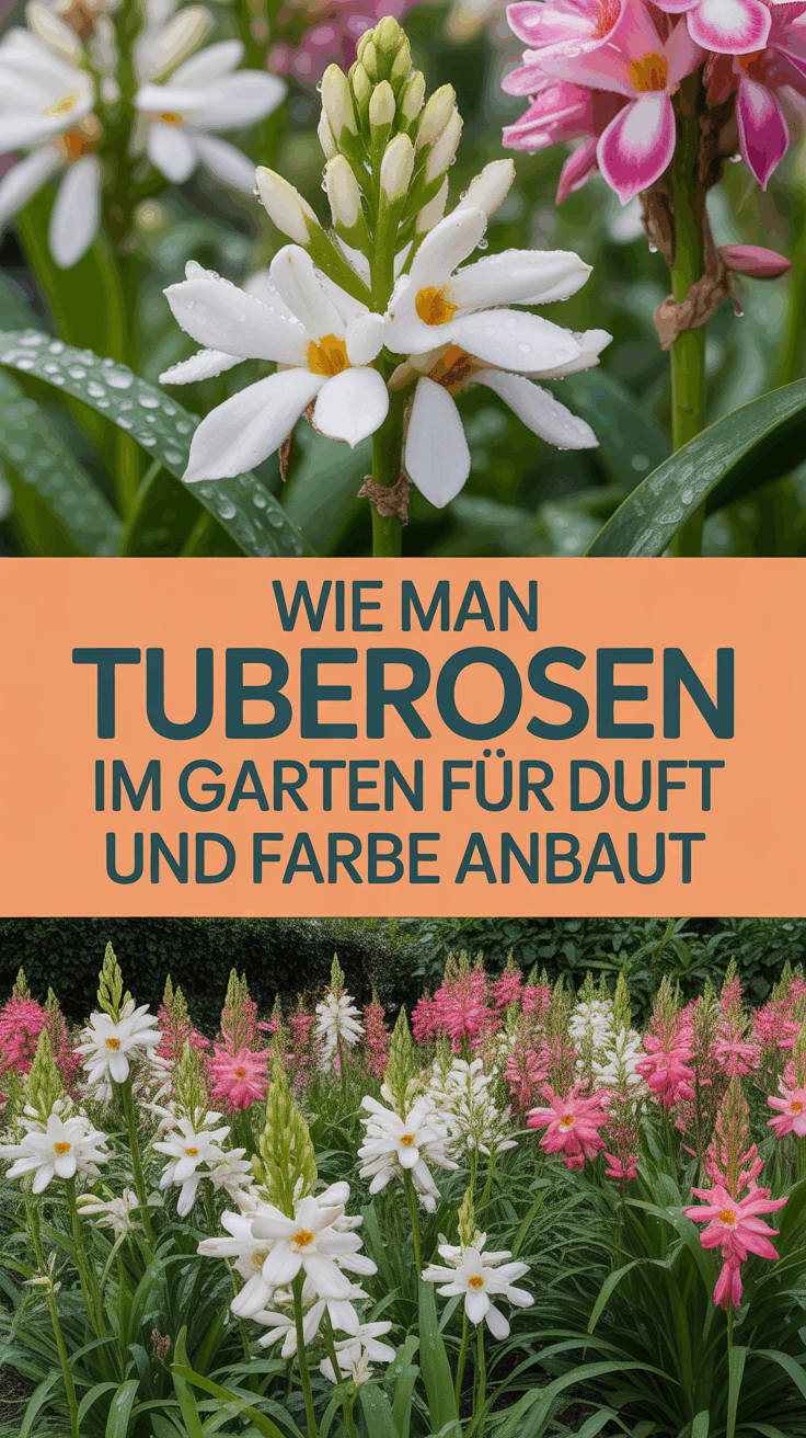 Wie man Tuberosen im Garten für Duft und Farbe anbaut