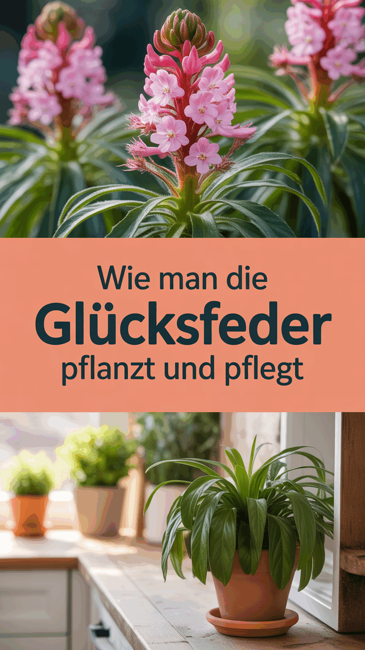 Wie man die Glücksfeder pflanzt und pflegt