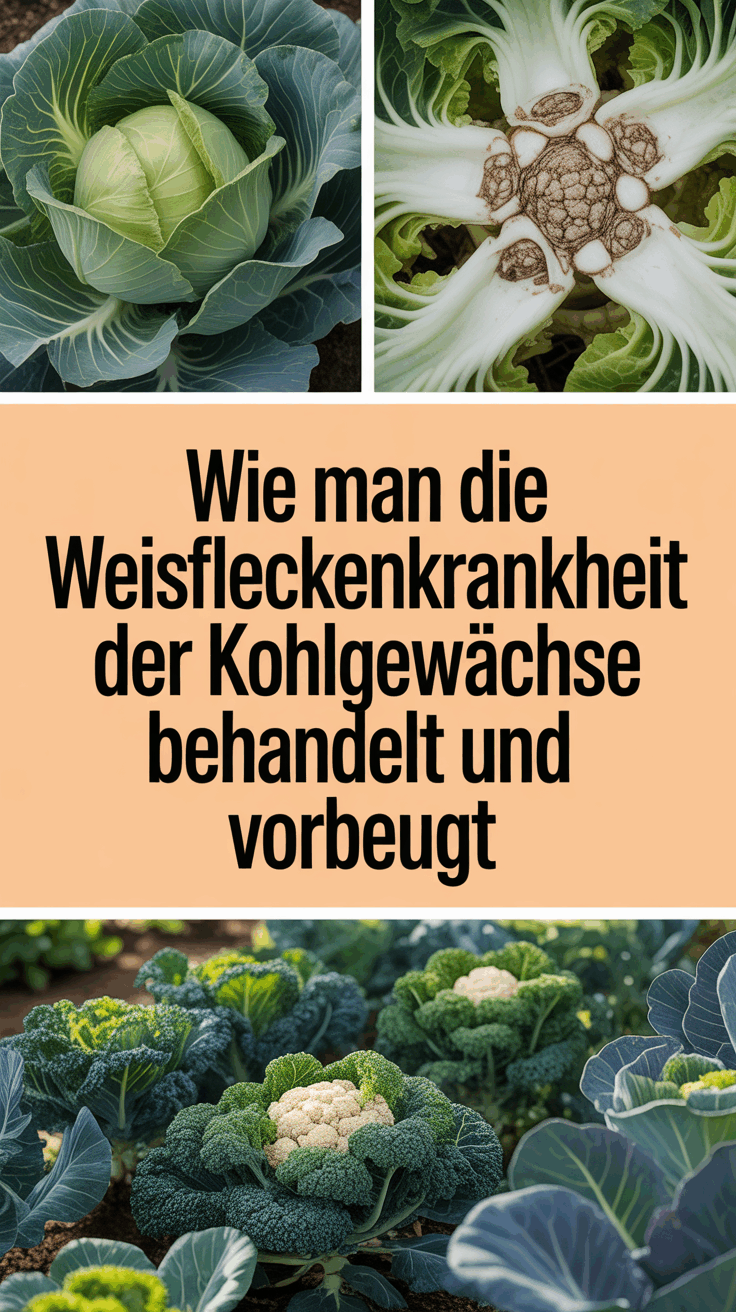 Wie man die Weißfleckenkrankheit der Kohlgewächse behandelt und vorbeugt