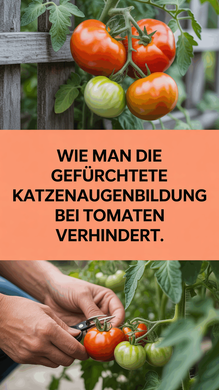 Wie man die gefürchtete Katzenaugenbildung bei Tomaten verhindert