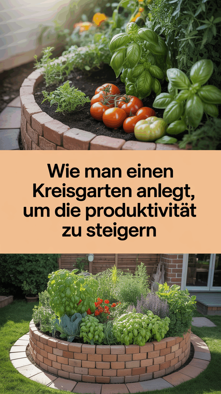Wie man einen Kreisgarten anlegt, um die Produktivität zu steigern