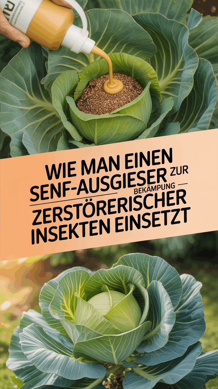 Wie man einen Senf-Ausgießer zur Bekämpfung zerstörerischer Insekten einsetzt