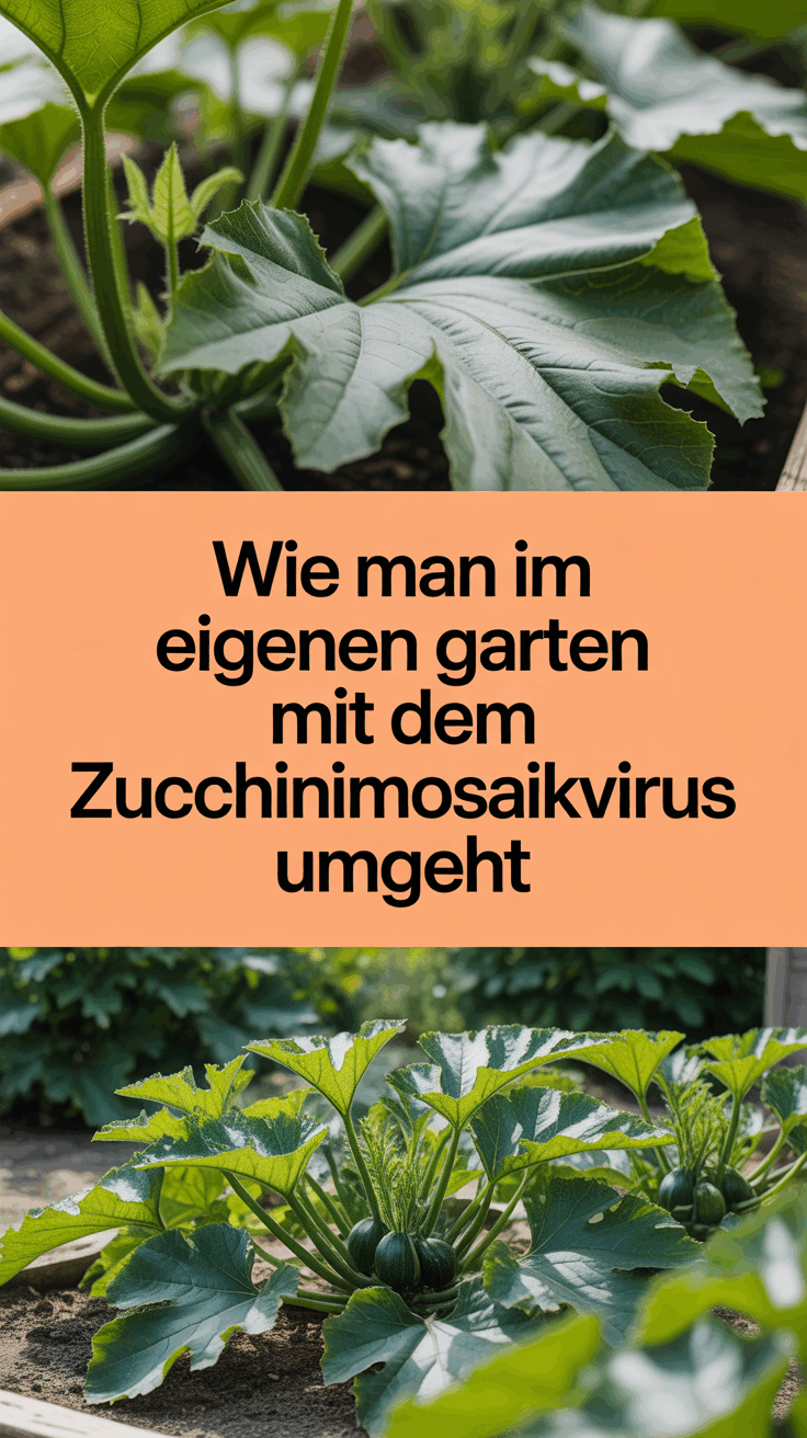 Wie man im eigenen Garten mit dem Zucchinimosaikvirus umgeht