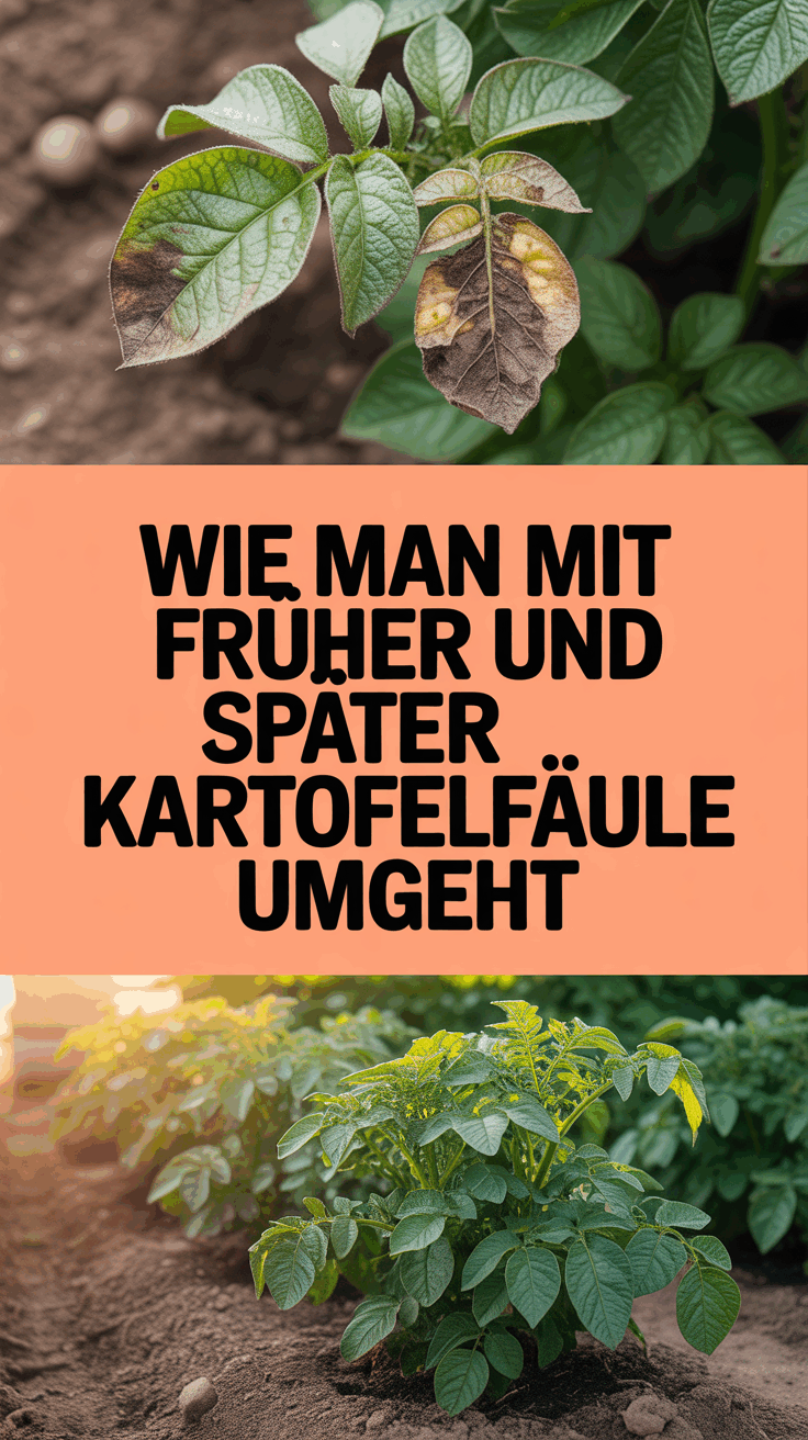 Wie man mit Früher und Später Kartoffelfäule umgeht