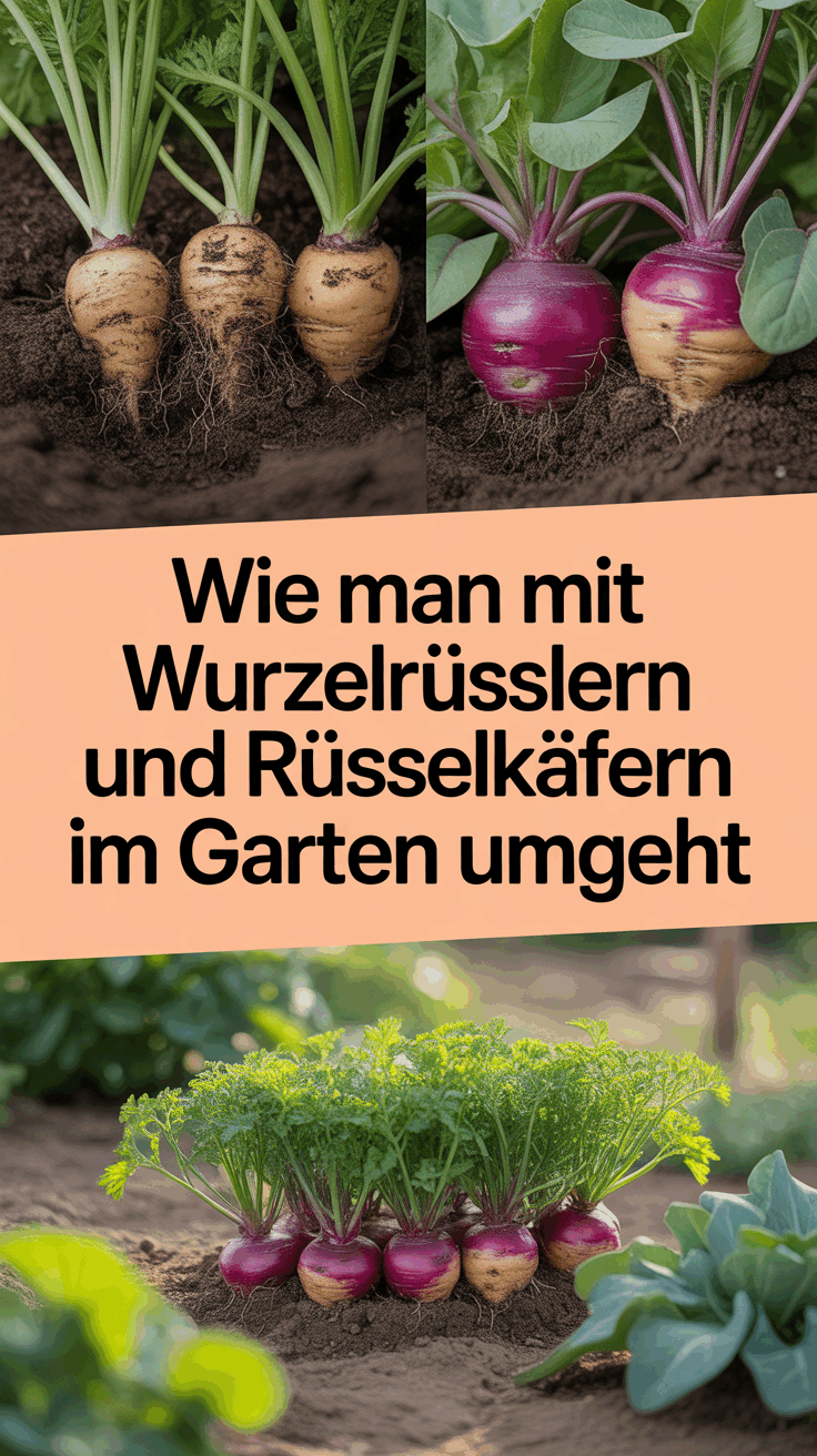 Wie man mit Wurzelrüsslern und Rüsselkäfern im Garten umgeht