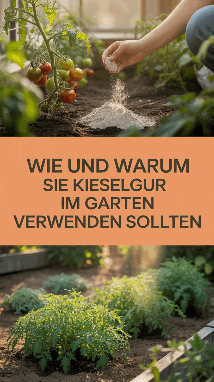 Wie und warum Sie Kieselgur im Garten verwenden sollten