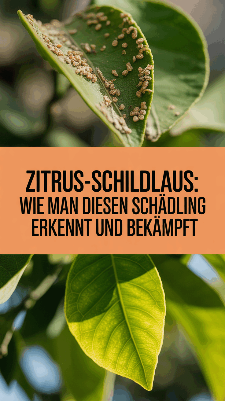 Zitrus-Schildlaus: Wie man diesen Schädling erkennt und bekämpft