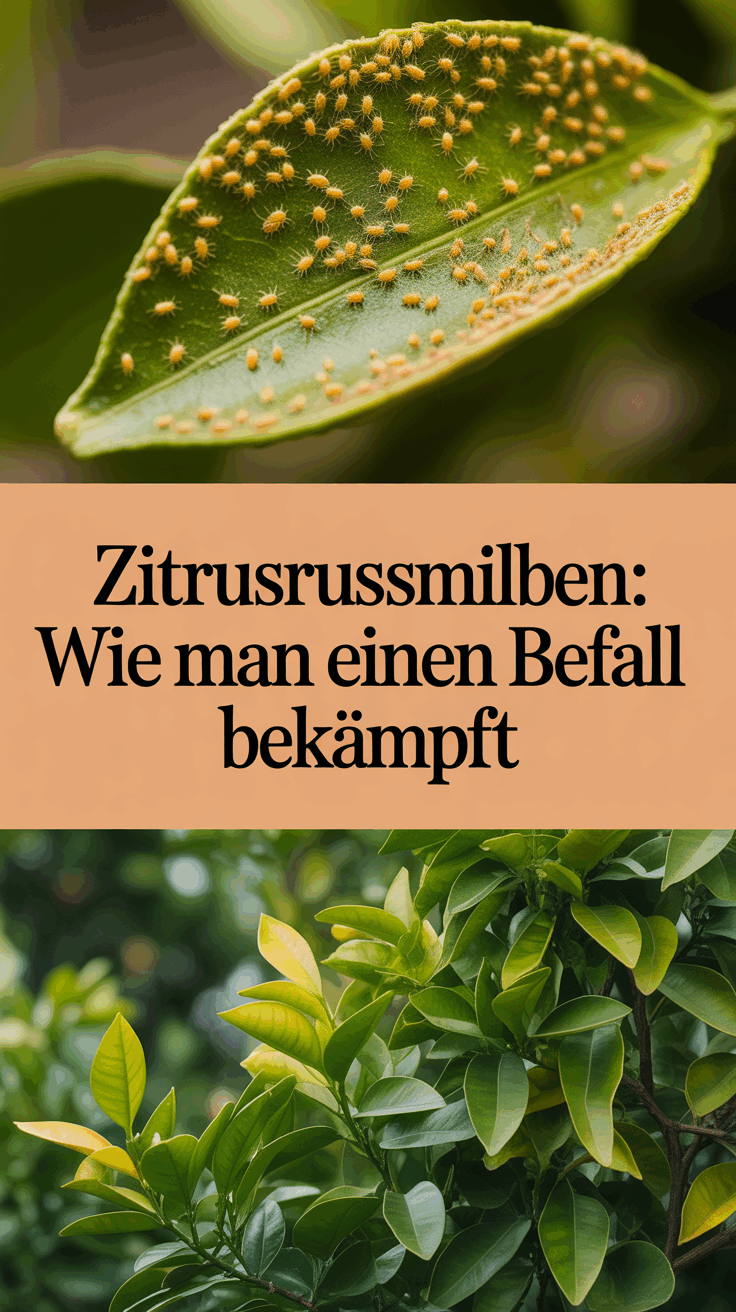 Zitrusrussmilben: Wie man einen Befall bekämpft