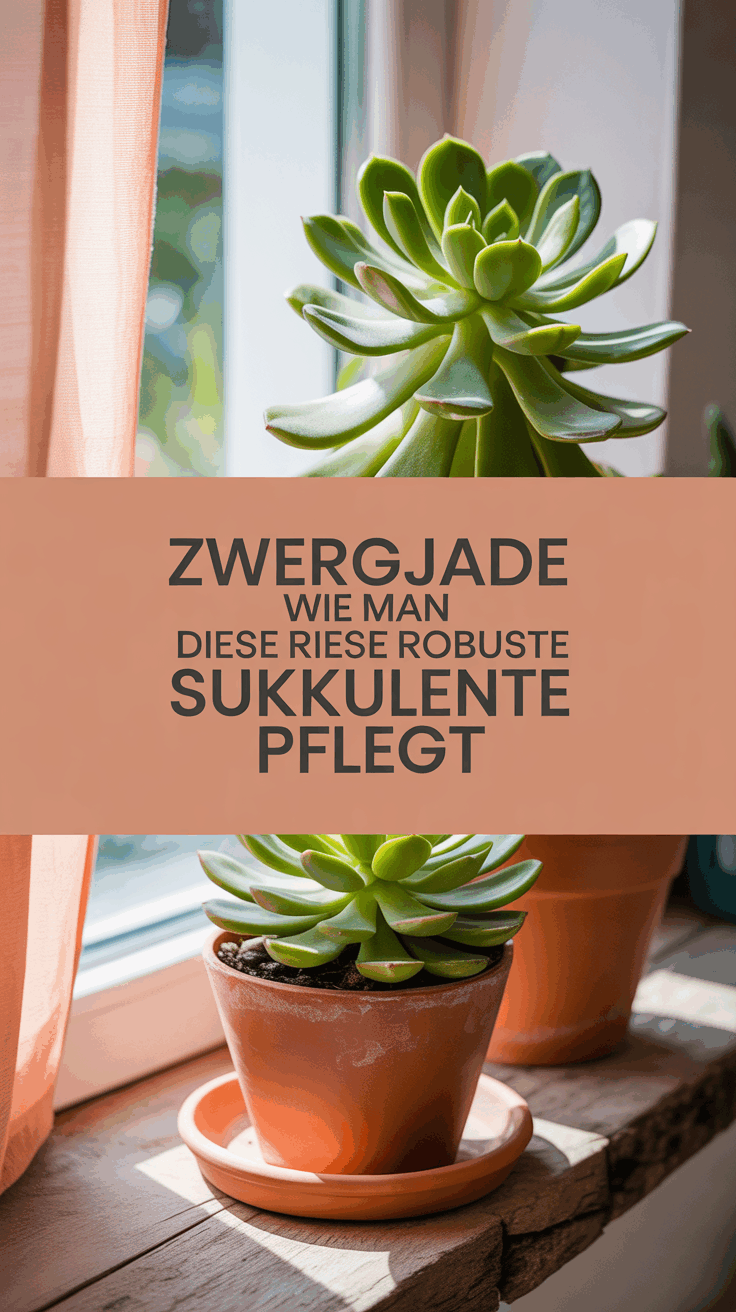Zwergjade: Wie man diese robuste Sukkulente pflegt
