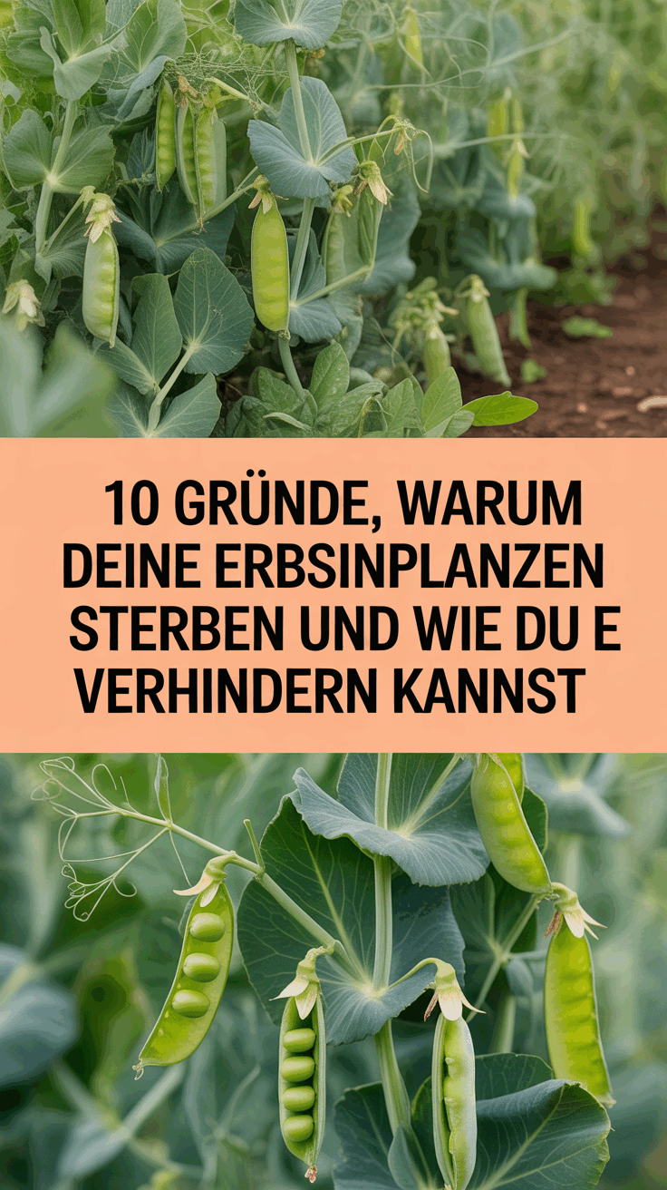10 Gründe, warum deine Erbsenpflanzen sterben und wie du es verhindern kannst