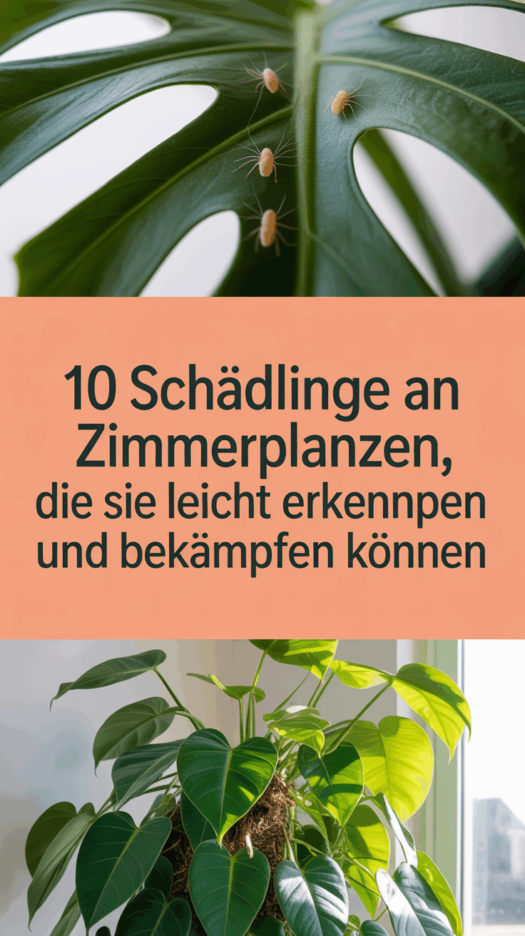 10 Schädlinge an Zimmerpflanzen, die Sie leicht erkennen und bekämpfen können