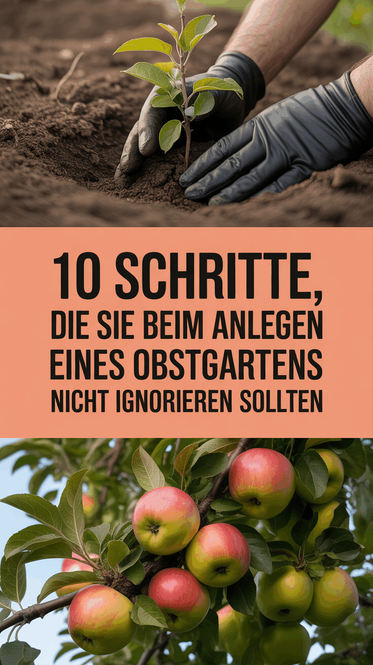 10 Schritte, die Sie beim Anlegen eines Obstgartens nicht ignorieren sollten