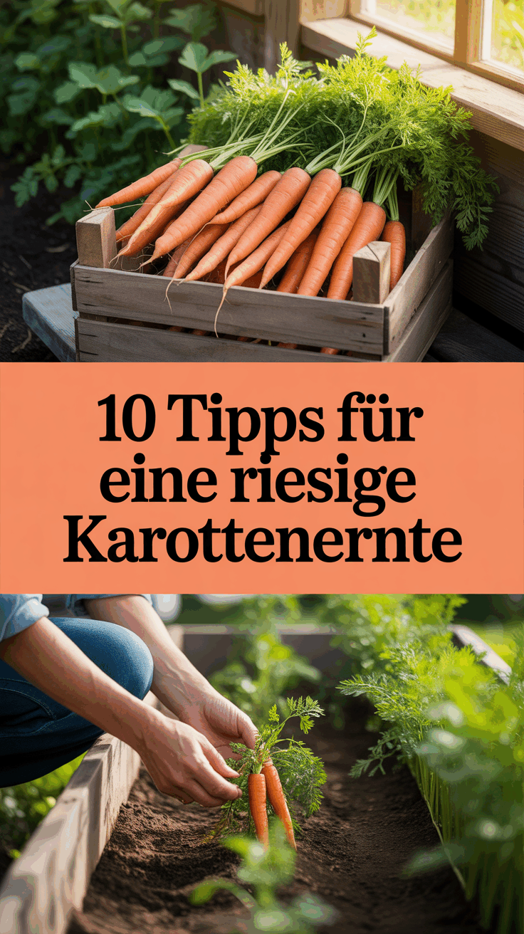 10 Tipps für eine riesige Karottenernte
