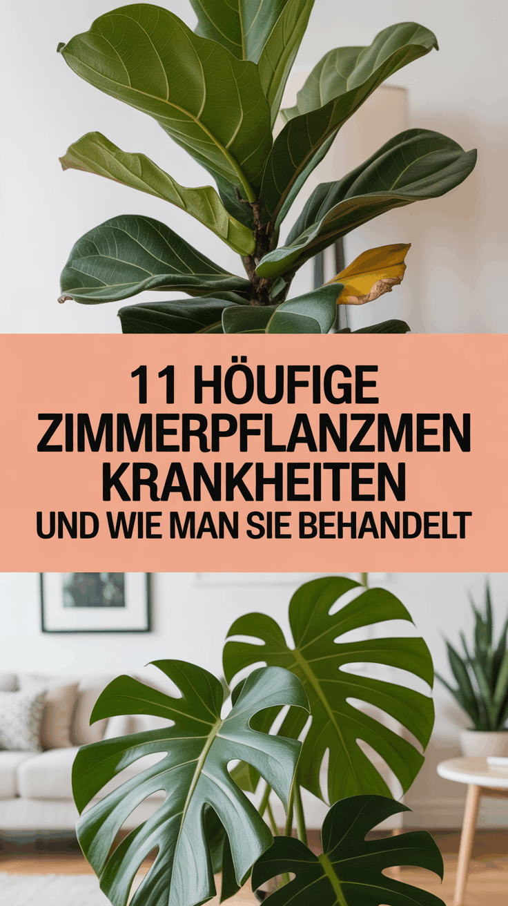 11 Häufige Zimmerpflanzenkrankheiten und wie man sie behandelt