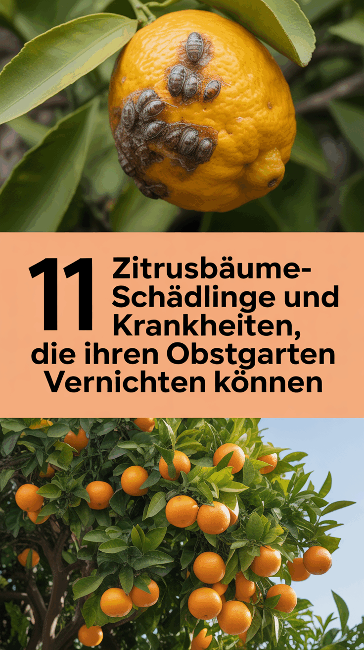 11 Zitrusbäume-Schädlinge und Krankheiten, die Ihren Obstgarten vernichten können