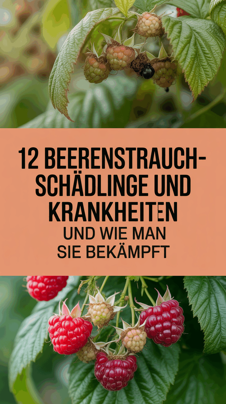 12 Beerenstrauch-Schädlinge und Krankheiten und wie man sie bekämpft