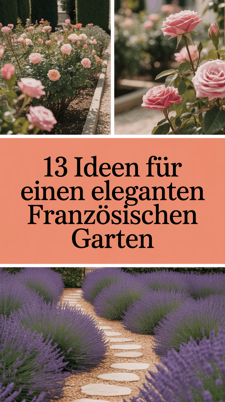 13 Ideen für einen eleganten französischen Garten