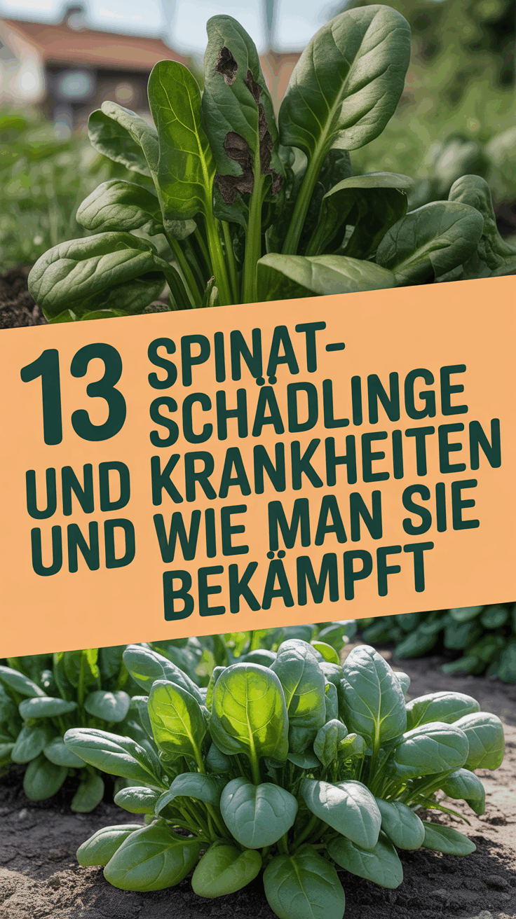 13 Spinat-Schädlinge und Krankheiten und wie man sie bekämpft