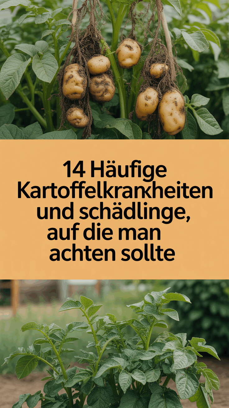 14 Häufige Kartoffelkrankheiten und Schädlinge, auf die man achten sollte