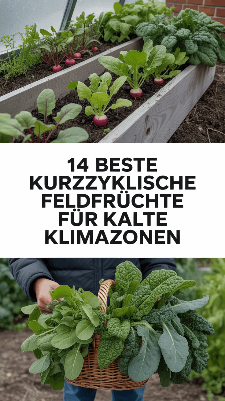 14 beste kurzzyklische Feldfrüchte für kalte Klimazonen
