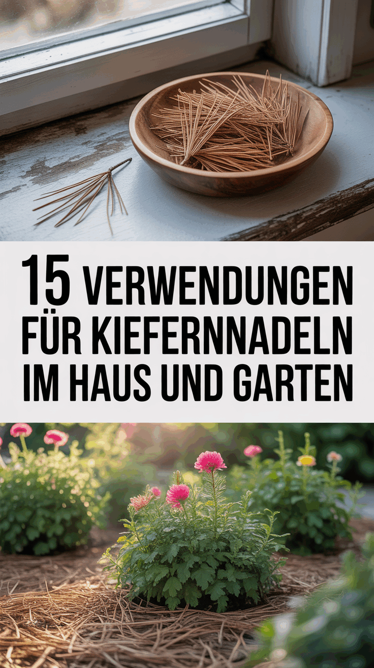 15 Verwendungen für Kiefernnadeln im Haus und Garten