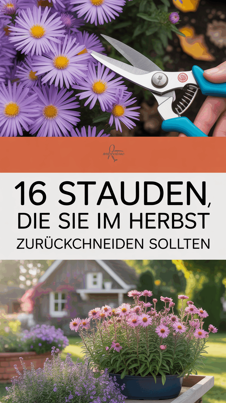 16 Stauden, die Sie im Herbst zurückschneiden sollten