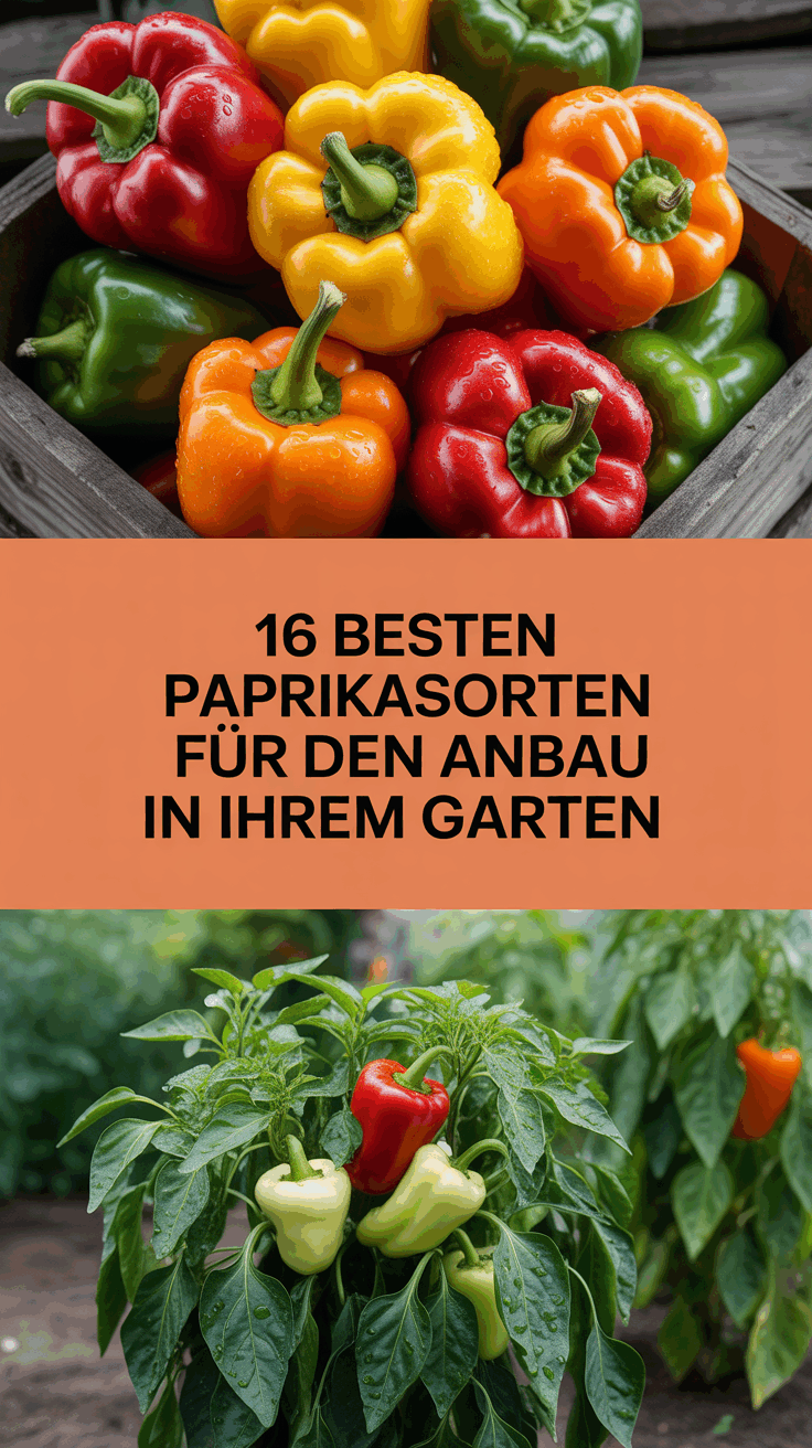 16 besten Paprikasorten für den Anbau in Ihrem Garten