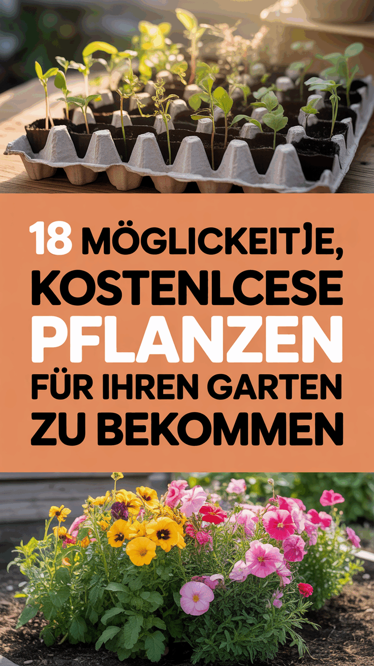 18 Möglichkeiten, kostenlose Pflanzen für Ihren Garten zu bekommen