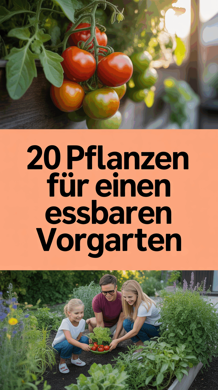20 Pflanzen für einen essbaren Vorgarten