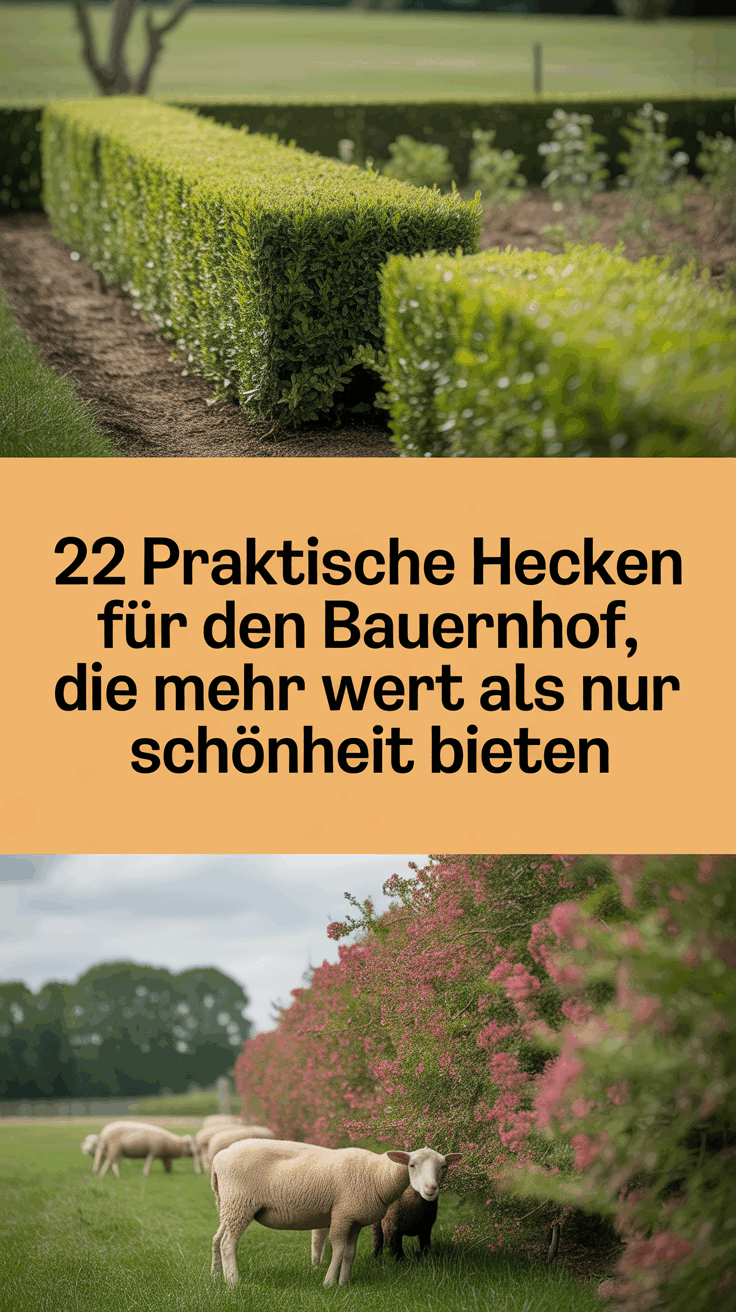 22 praktische Hecken für den Bauernhof, die mehr Wert als nur Schönheit bieten