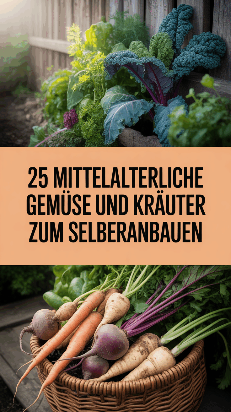 25 mittelalterliche Gemüse und Kräuter zum Selberanbauen