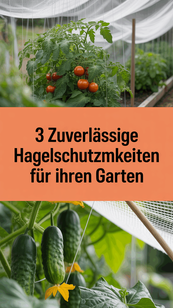 3 Zuverlässige Hagelschutzmöglichkeiten für Ihren Garten