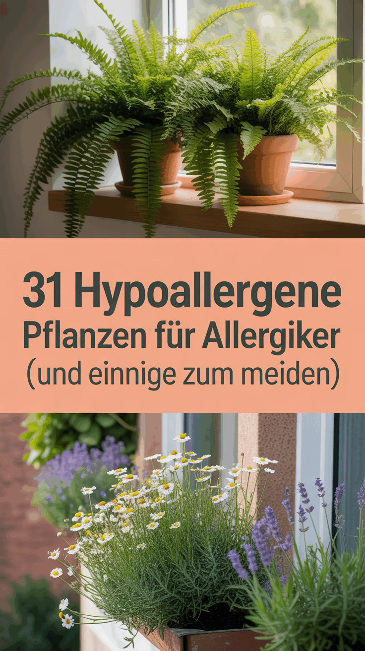 31 hypoallergene Pflanzen für Allergiker (und einige zum Meiden)