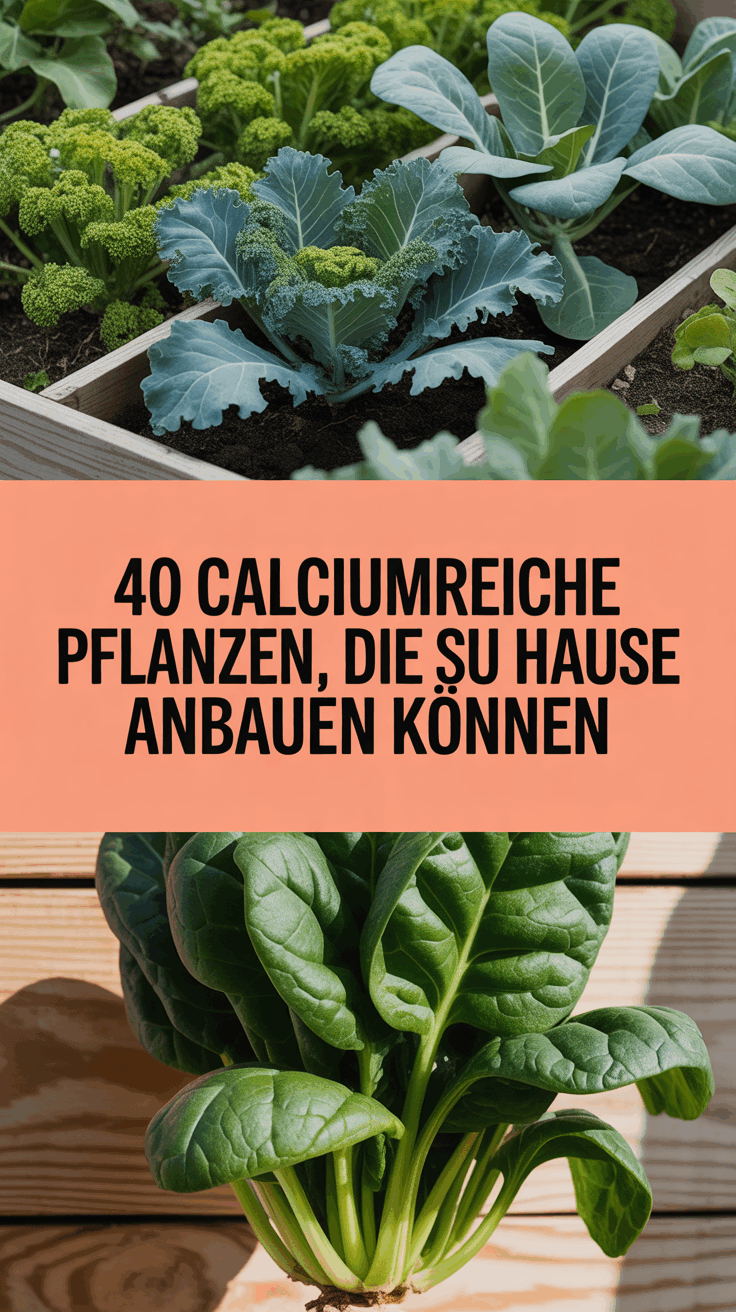 40 calciumreiche Pflanzen, die Sie zu Hause anbauen können