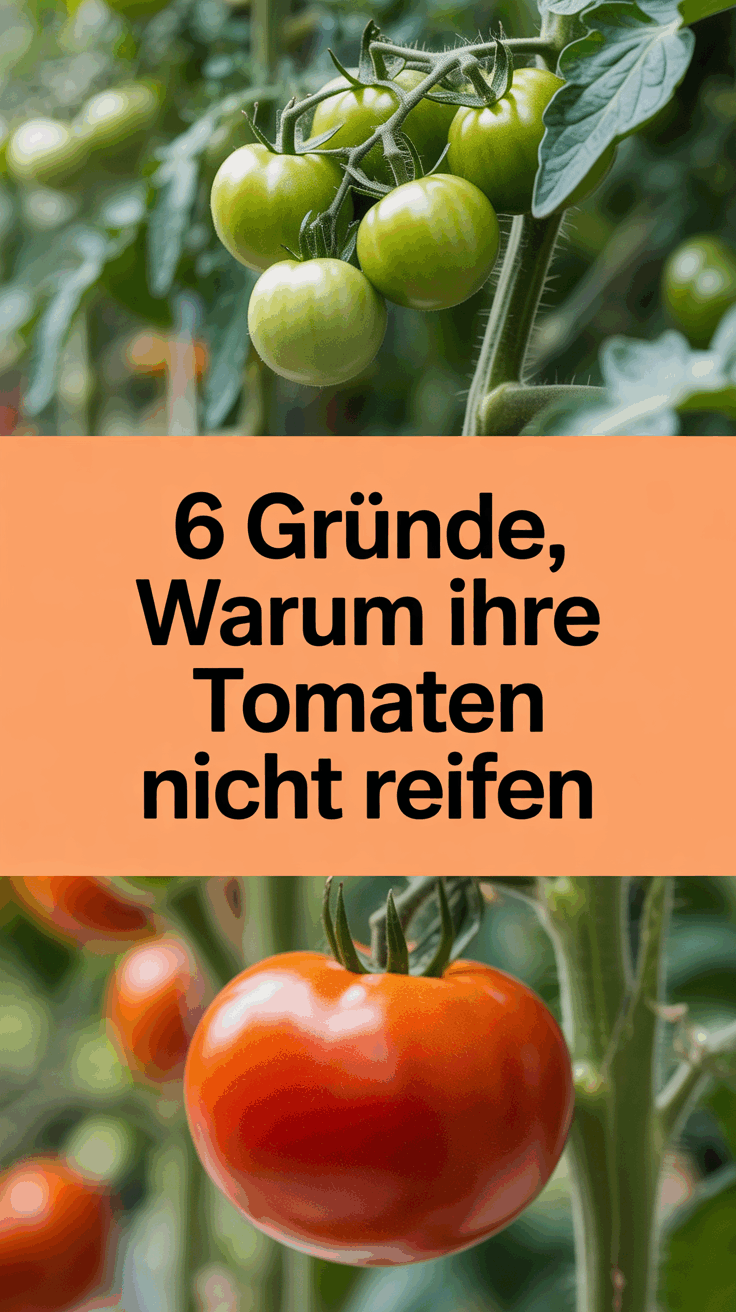 6 Gründe, warum Ihre Tomaten nicht reifen