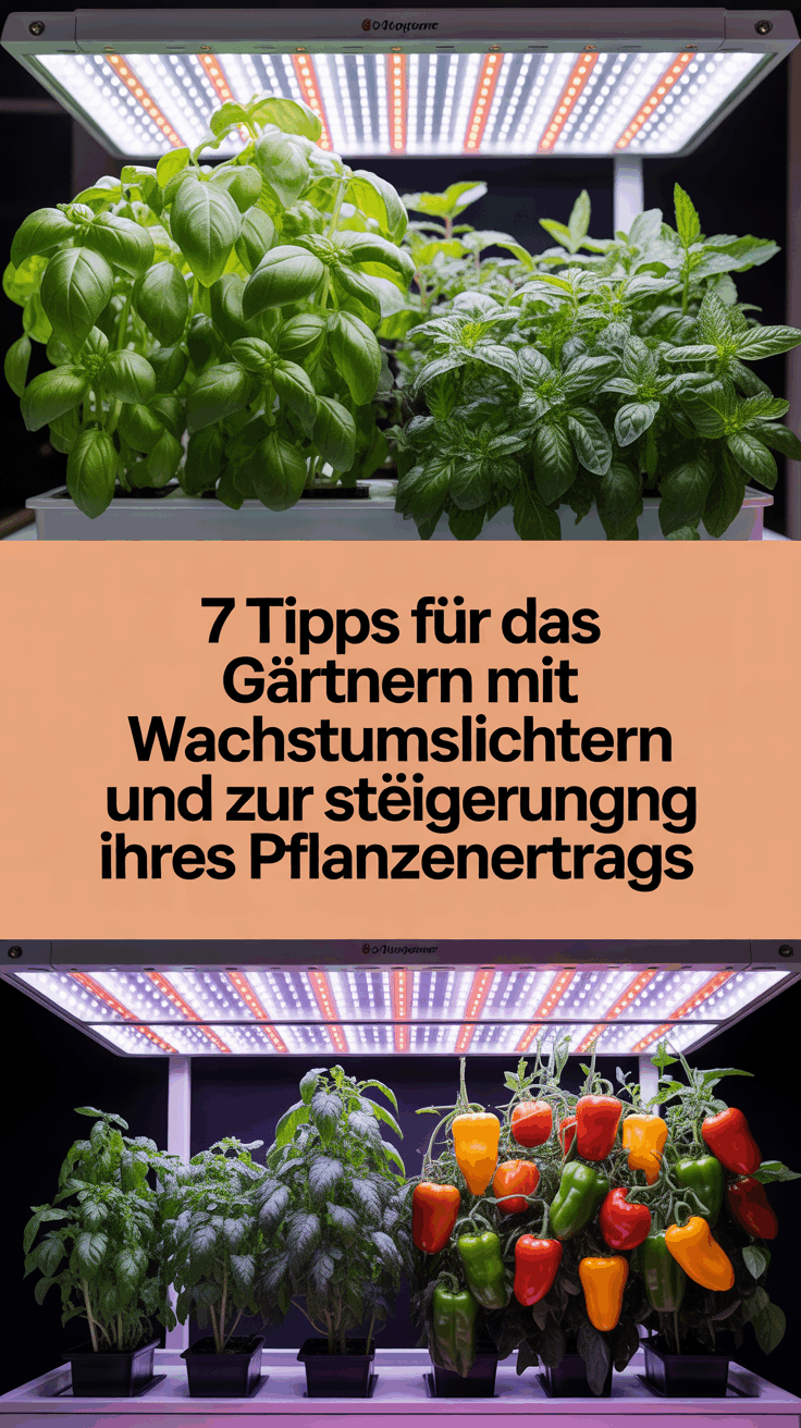 7 Tipps für das Gärtnern mit Wachstumslichtern und zur Steigerung Ihres Pflanzenertrags