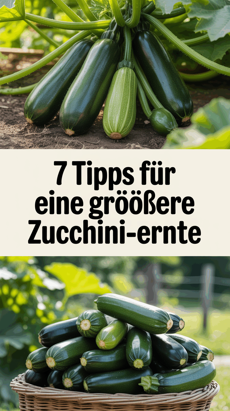 7 Tipps für eine größere Zucchini-Ernte
