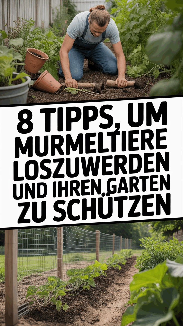 8 Tipps, um Murmeltiere loszuwerden und Ihren Garten zu schützen